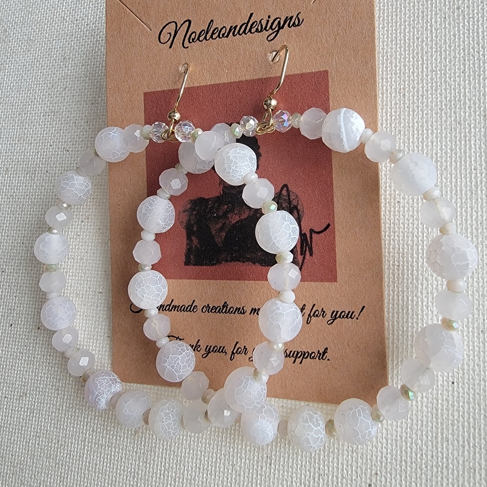 Beaded hoops - Picture 2 of 3
